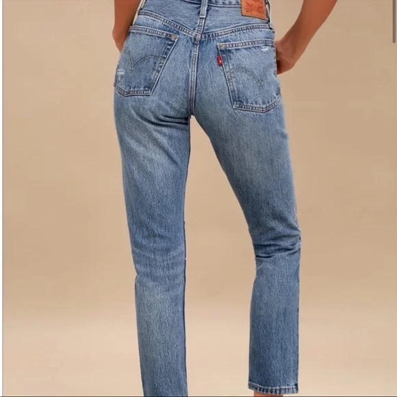 Levi's straight leg 501’s size 25 - Picture 3 of 9